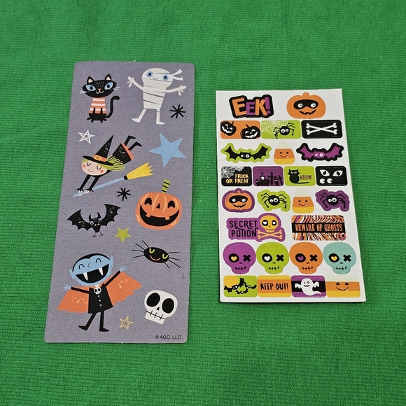 HAL 2:  Halloween Sticker Bundle - 10 Sheets - American Greetings,Sandylion etc - Picture 9 of 10